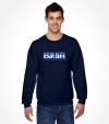 Israel Flag in Letters Shirt