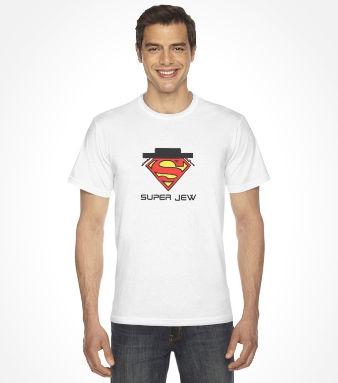 Super Jew Funny Jewish Hassid Shirt