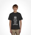 "Keep Calm and Eat Latkes" Funny Jewish Hanukkah Shirt