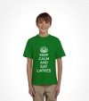 "Keep Calm and Eat Latkes" Funny Jewish Hanukkah Shirt