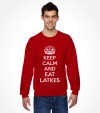 "Keep Calm and Eat Latkes" Funny Jewish Hanukkah Shirt