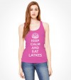 "Keep Calm and Eat Latkes" Funny Jewish Hanukkah Shirt