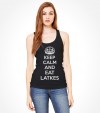 "Keep Calm and Eat Latkes" Funny Jewish Hanukkah Shirt