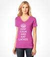 "Keep Calm and Eat Latkes" Funny Jewish Hanukkah Shirt