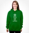 "Keep Calm and Eat Latkes" Funny Jewish Hanukkah Shirt