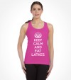 "Keep Calm and Eat Latkes" Funny Jewish Hanukkah Shirt