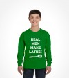 "Real Man Make Latkes" Funny Jewish Hanukkah  Shirt