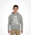 "Real Man Make Latkes" Funny Jewish Hanukkah  Shirt