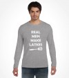 "Real Man Make Latkes" Funny Jewish Hanukkah  Shirt