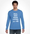 "Real Man Make Latkes" Funny Jewish Hanukkah  Shirt