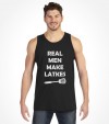 "Real Man Make Latkes" Funny Jewish Hanukkah  Shirt