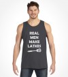 "Real Man Make Latkes" Funny Jewish Hanukkah  Shirt