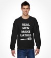 "Real Man Make Latkes" Funny Jewish Hanukkah  Shirt