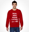 "Real Man Make Latkes" Funny Jewish Hanukkah  Shirt