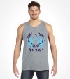 Lion of Judah with Star of David Israel Hebrew Shirt