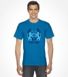 Lion of Judah with Star of David Israel Hebrew Shirt