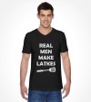 "Real Man Make Latkes" Funny Jewish Hanukkah  Shirt