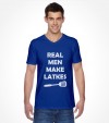 "Real Man Make Latkes" Funny Jewish Hanukkah  Shirt