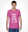 "Real Man Make Latkes" Funny Jewish Hanukkah  Shirt