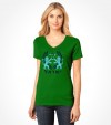 Lion of Judah with Star of David Israel Hebrew Shirt