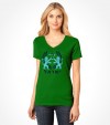 Lion of Judah with Star of David Israel Hebrew Shirt