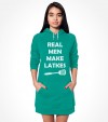 "Real Man Make Latkes" Funny Jewish Hanukkah  Shirt