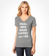 "Real Man Make Latkes" Funny Jewish Hanukkah  Shirt