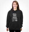 "Real Man Make Latkes" Funny Jewish Hanukkah  Shirt