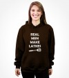 "Real Man Make Latkes" Funny Jewish Hanukkah  Shirt