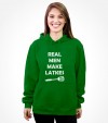 "Real Man Make Latkes" Funny Jewish Hanukkah  Shirt