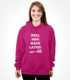 "Real Man Make Latkes" Funny Jewish Hanukkah  Shirt