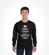 Keep Calm and Eat Gefilte Fish Funny Jewish Shirt