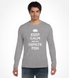 Keep Calm and Eat Gefilte Fish Funny Jewish Shirt
