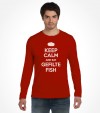 Keep Calm and Eat Gefilte Fish Funny Jewish Shirt