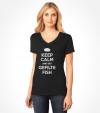 Keep Calm and Eat Gefilte Fish Funny Jewish Shirt