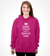 Keep Calm and Eat Gefilte Fish Funny Jewish Shirt