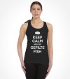 Keep Calm and Eat Gefilte Fish Funny Jewish Shirt