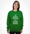 Keep Calm and Stop Iran - Israel Air Force Shirt