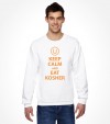 Keep Calm and Eat Kosher Funny Jewish Shirt