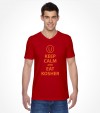 Keep Calm and Eat Kosher Funny Jewish Shirt