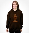 Keep Calm and Eat Kosher Funny Jewish Shirt