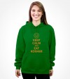 Keep Calm and Eat Kosher Funny Jewish Shirt