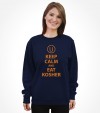 Keep Calm and Eat Kosher Funny Jewish Shirt