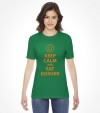 Keep Calm and Eat Kosher Funny Jewish Shirt