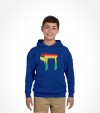 Colorful "Chai" Jewish Hebrew Shirt