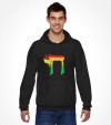 Colorful "Chai" Jewish Hebrew Shirt