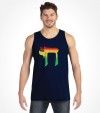 Colorful "Chai" Jewish Hebrew Shirt