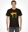 Colorful "Chai" Jewish Hebrew Shirt