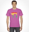 Colorful "Chai" Jewish Hebrew Shirt