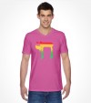 Colorful "Chai" Jewish Hebrew Shirt